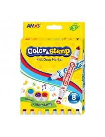 AM CS8P: Amos Colour Marker with Stamp